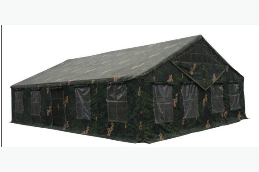 Frame-supported multipurpose tent system